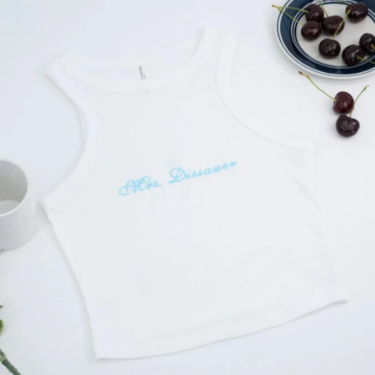 Custom Family Name Set Tank Joggers - Personalized Embroidered EST Date - Perfect Wedding Anniversary Gift - Image 3