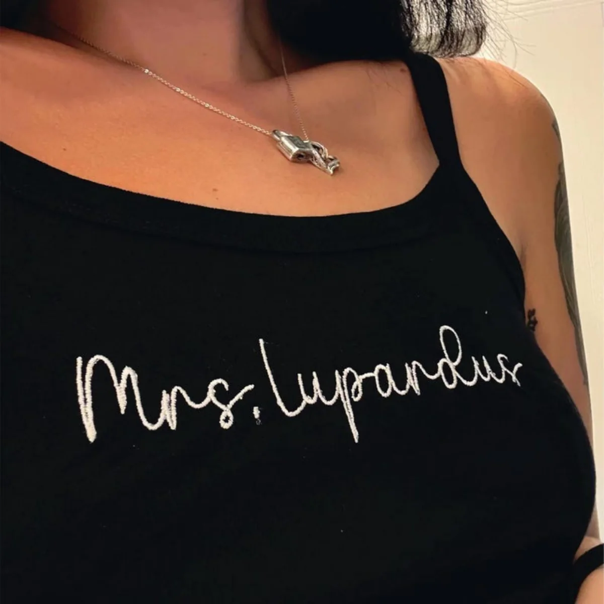 Custom Family Name Set Tank Joggers - Personalized Embroidered EST Date - Perfect Wedding Anniversary Gift - Image 7