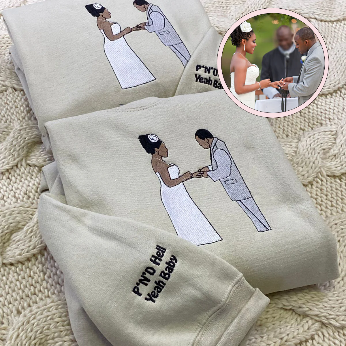 Custom Embroidered Hoodie With Picture, Capture Your Moment - Image 2