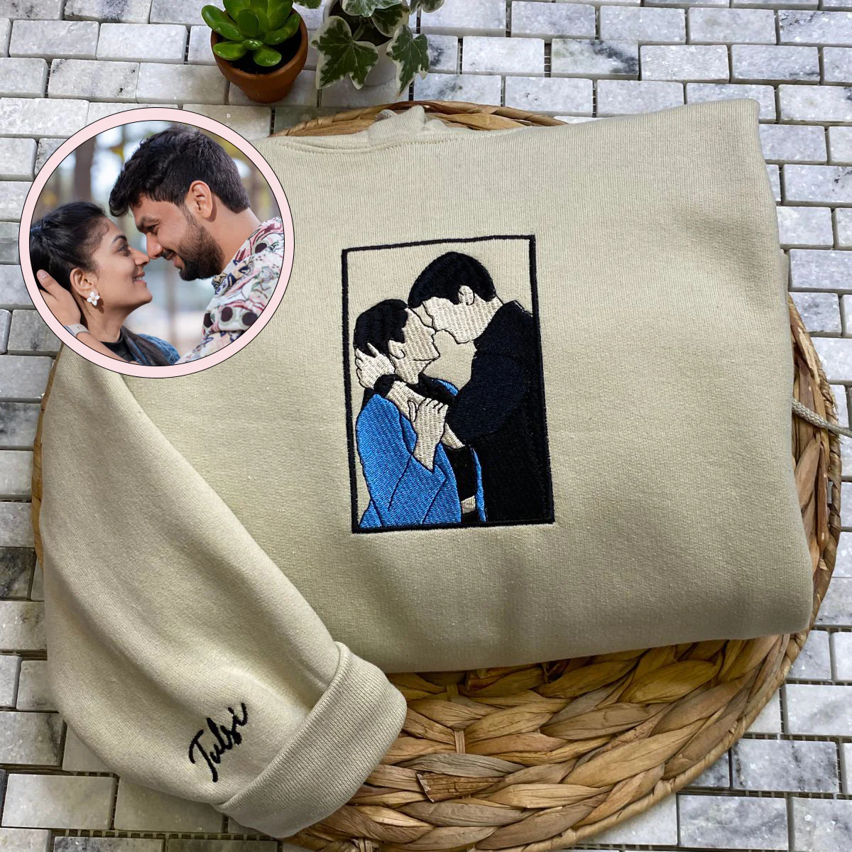 Custom Embroidered Hoodie With Picture, Capture Your Moment - Image 9