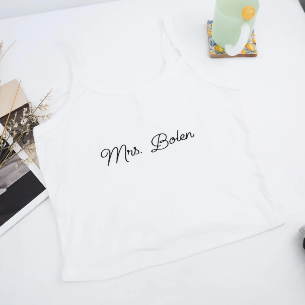 Custom Last Name Tank Top - Personalized Name Tank - Perfect Wedding Anniversary Birthday Gift - Image 5