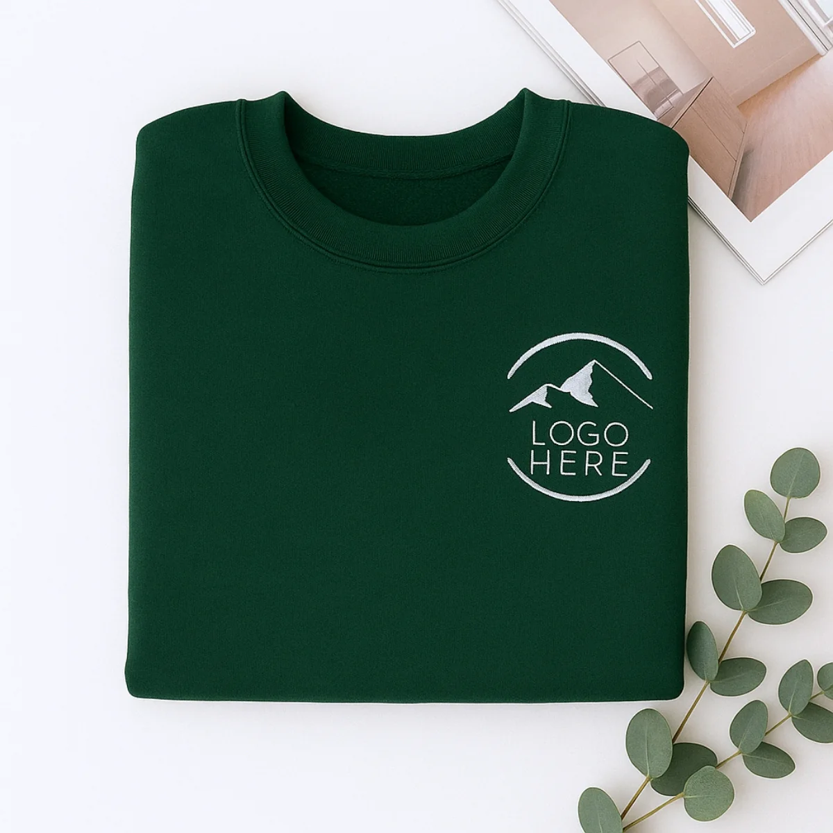 Custom Logo Embroidered Sweatshirt - Business Corporate Apparel - Professional Company Branded Gift - Image 4