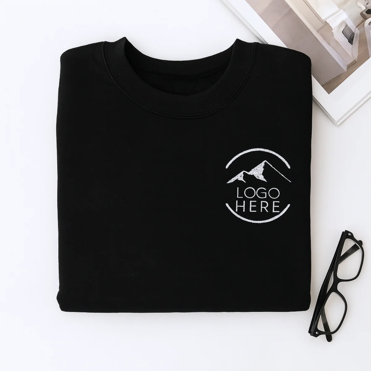Custom Logo Embroidered Sweatshirt - Business Corporate Apparel - Professional Company Branded Gift - Image 5