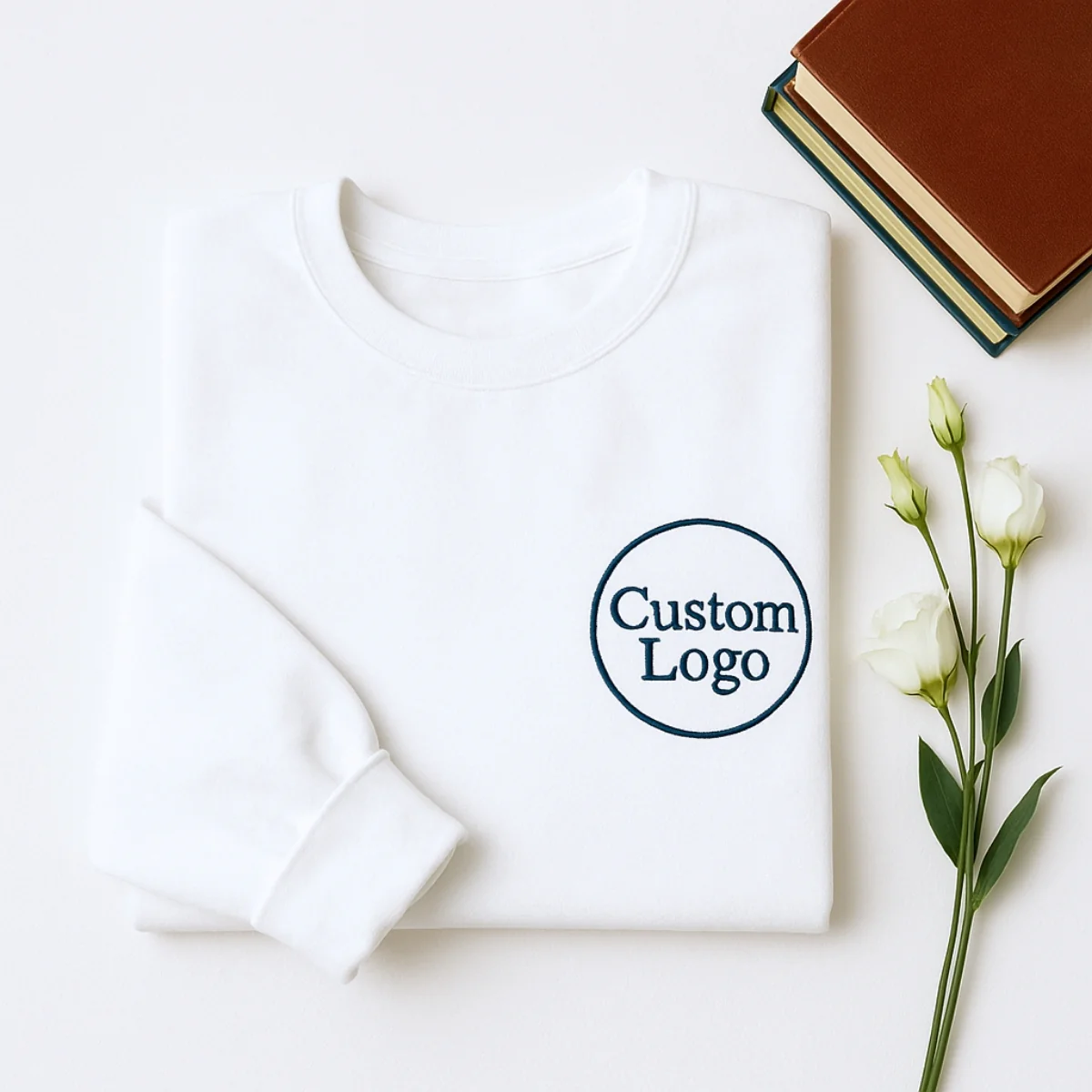 Custom Logo Embroidered Sweatshirts - Corporate Business Apparel - Employee Team Uniforms - Image 3