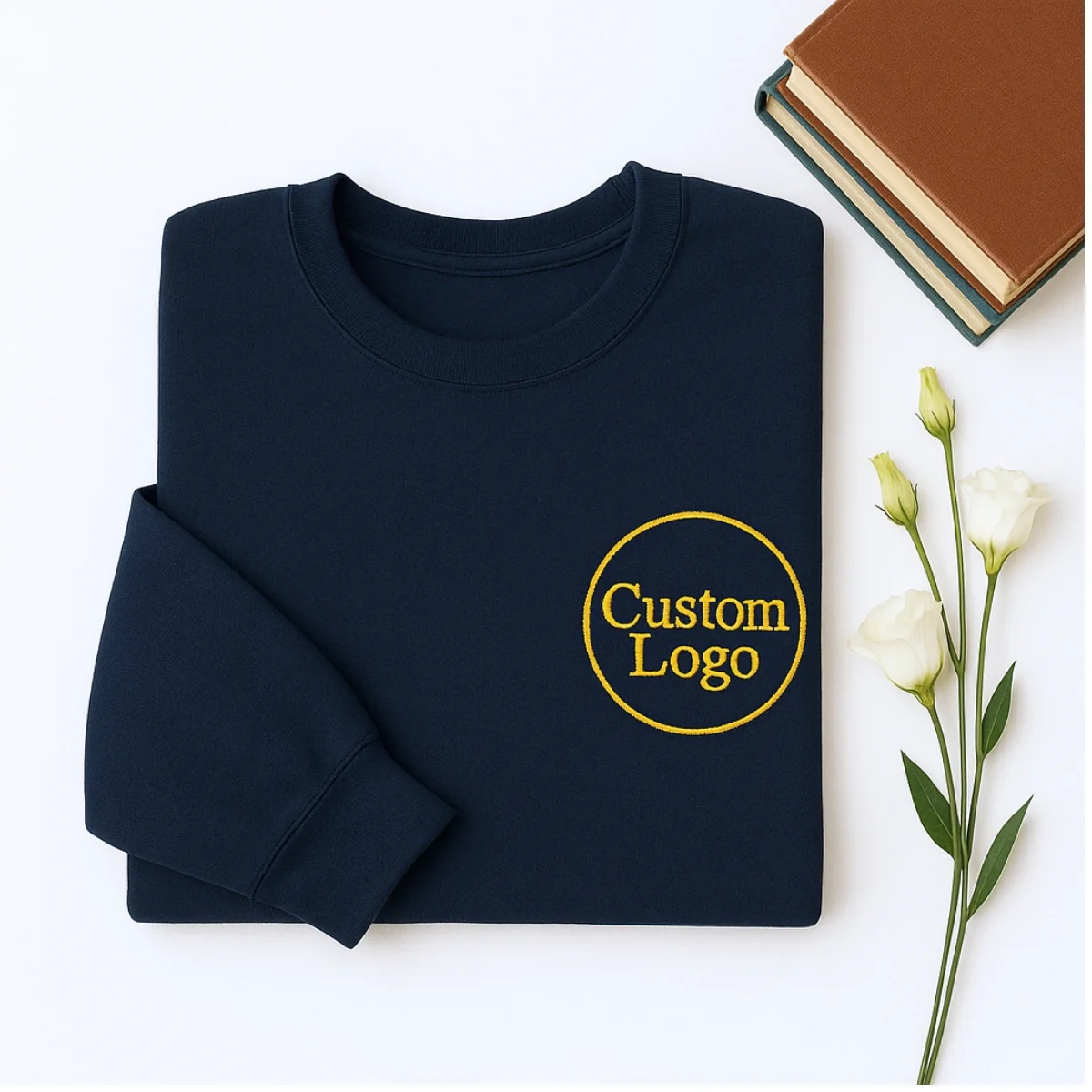 Custom Logo Embroidered Sweatshirts - Corporate Business Apparel - Employee Team Uniforms - Image 6