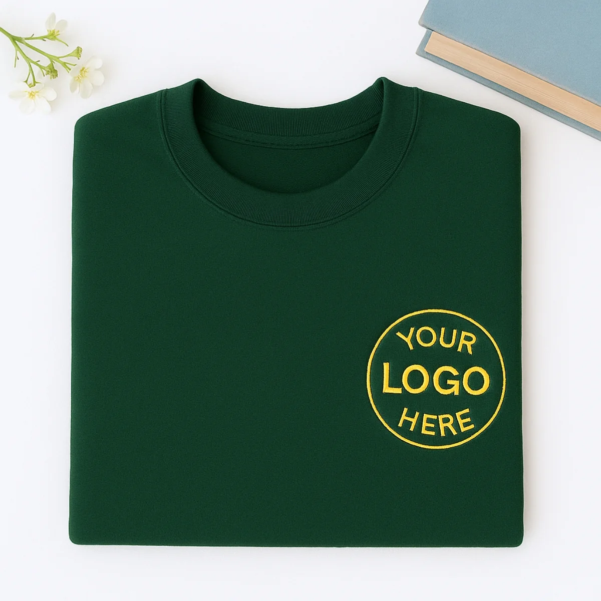 Custom Logo Sweatshirt - Business Embroidered Pullover - Corporate Branded Apparel Team Gift - Image 5