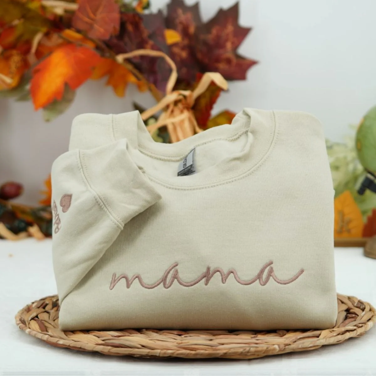 Custom Mama Sweatshirts - Script Embroidered Hoodies with Kids Names - Perfect Multi Child Mother Gift - Image 5