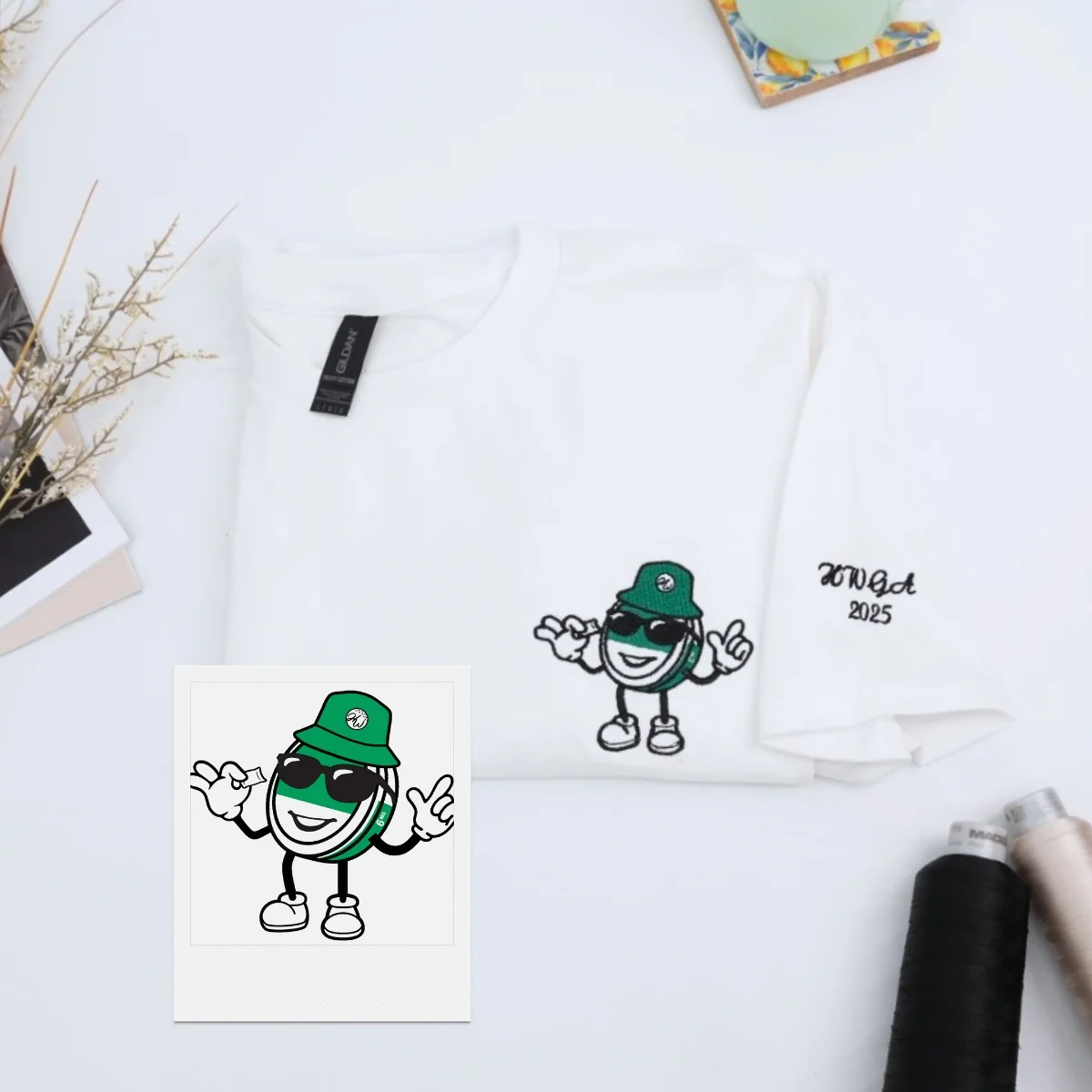 Custom Mascot Logo Hoodies - Team Character Embroidered Sweatshirts - Perfect Team Gift - Image 5