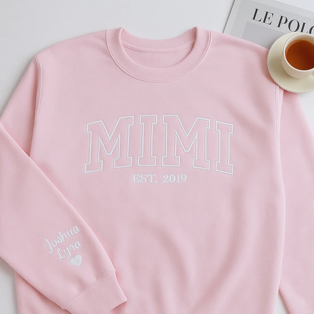 Custom Mimi Hoodies with Established Year - Personalized Grandma Varsity Sweatshirts with Names - Image 7