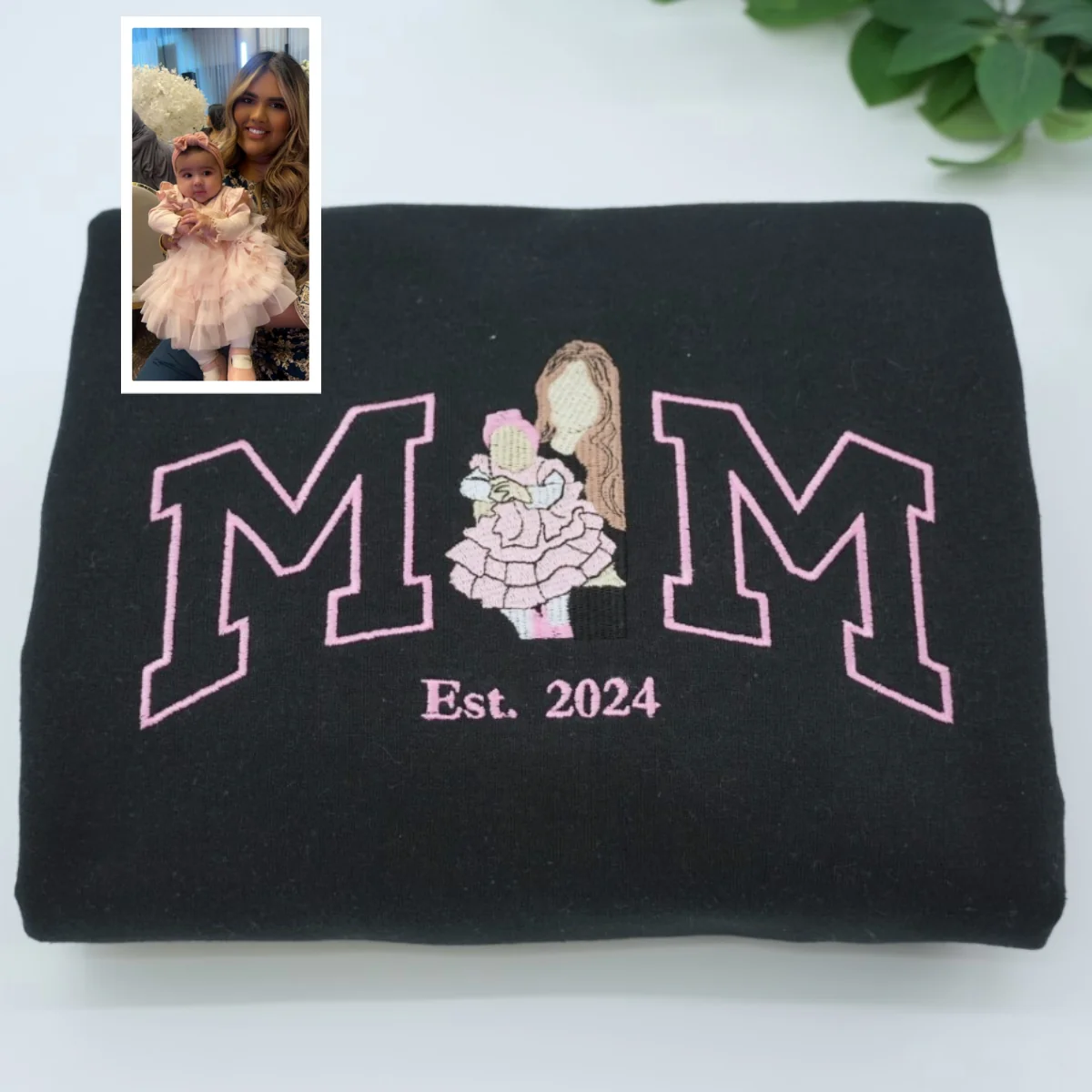 Custom Mom Hoodies - Multi Child Family Embroidered Sweatshirts - Perfect New Mother Gift with Kids Names - Image 4