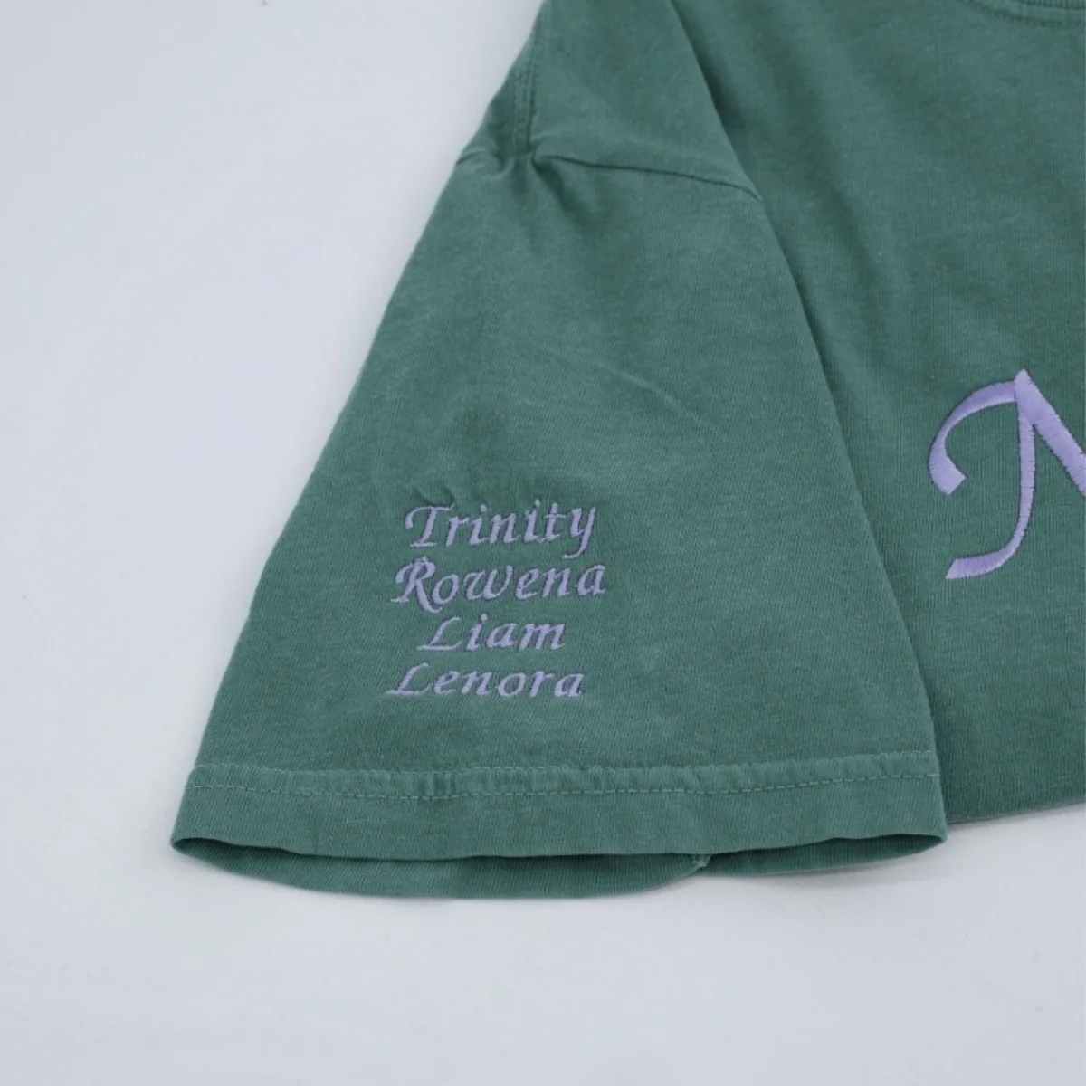 Custom Nana T-Shirt | Personalized Grandmother Embroidered Shirt - Grandchildren Names Gift - Image 2