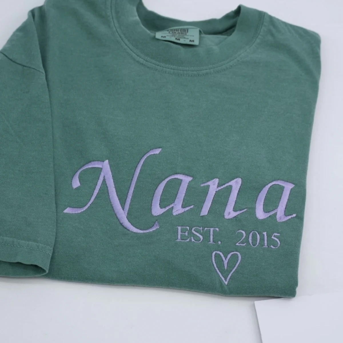 Custom Nana T-Shirt | Personalized Grandmother Embroidered Shirt - Grandchildren Names Gift - Image 3
