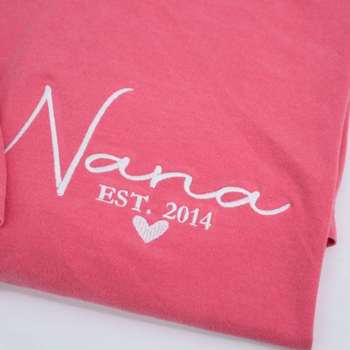 Custom Nana T-Shirt | Personalized Grandmother Embroidered Shirt - Grandchildren Names Gift - Image 6
