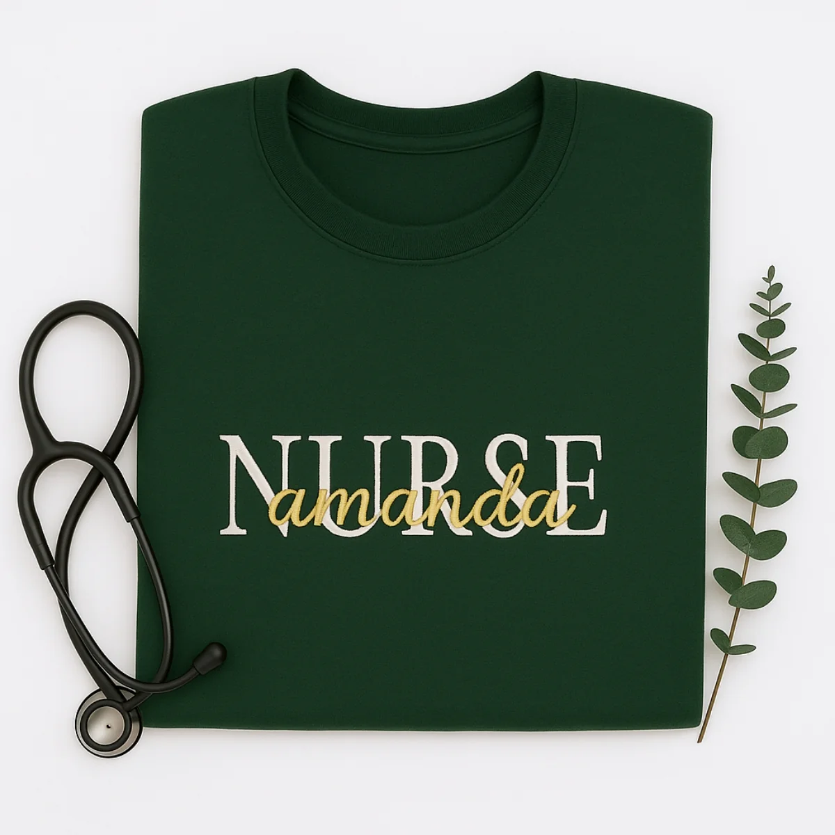 Custom Nurse Hoodies - Personalized Healthcare Embroidered Sweatshirts - Perfect Nurse Appreciation Gift - Image 6