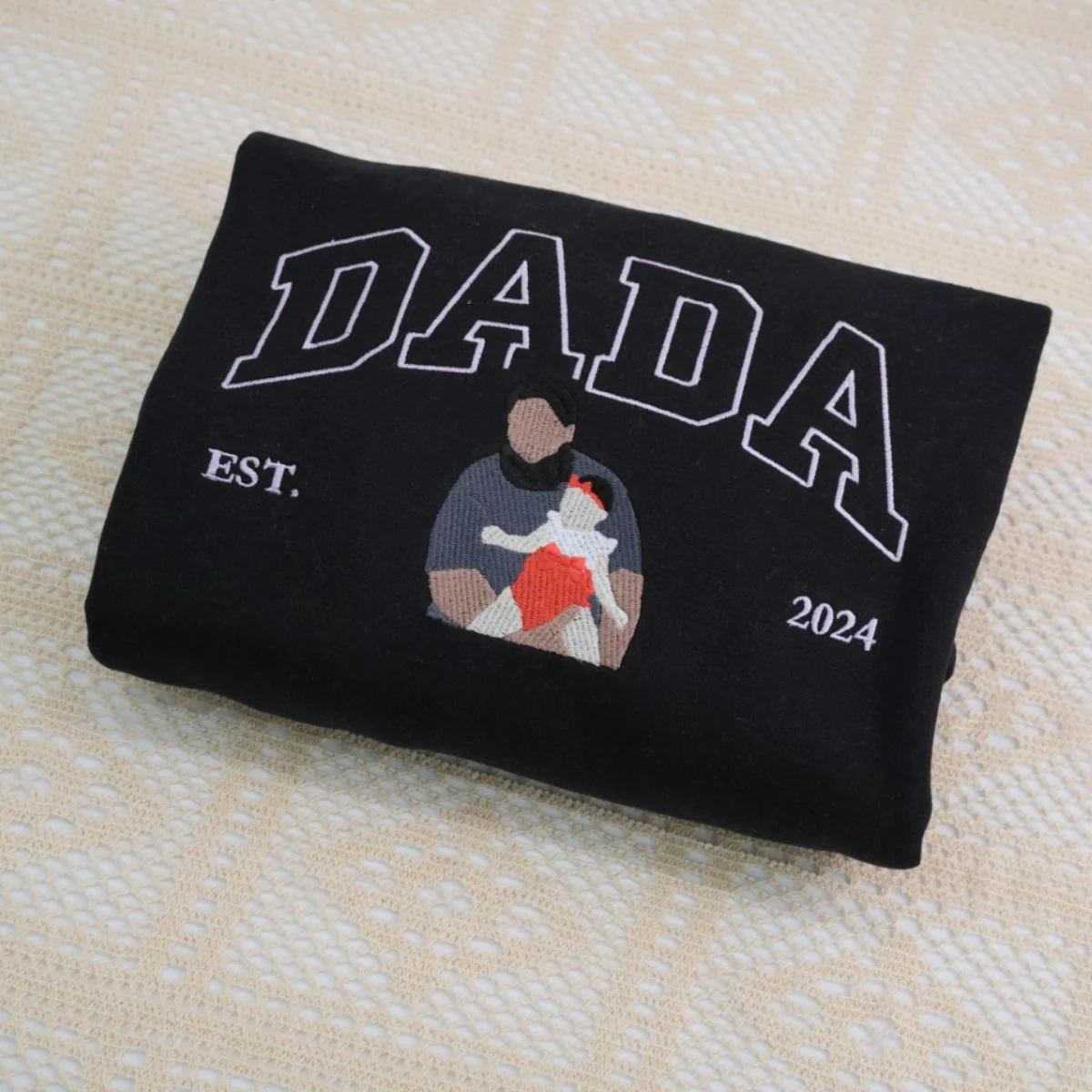 Custom Papa Hoodies - Personalized Grandpa Embroidered Sweatshirts - Perfect Father's Day Gift - Image 3