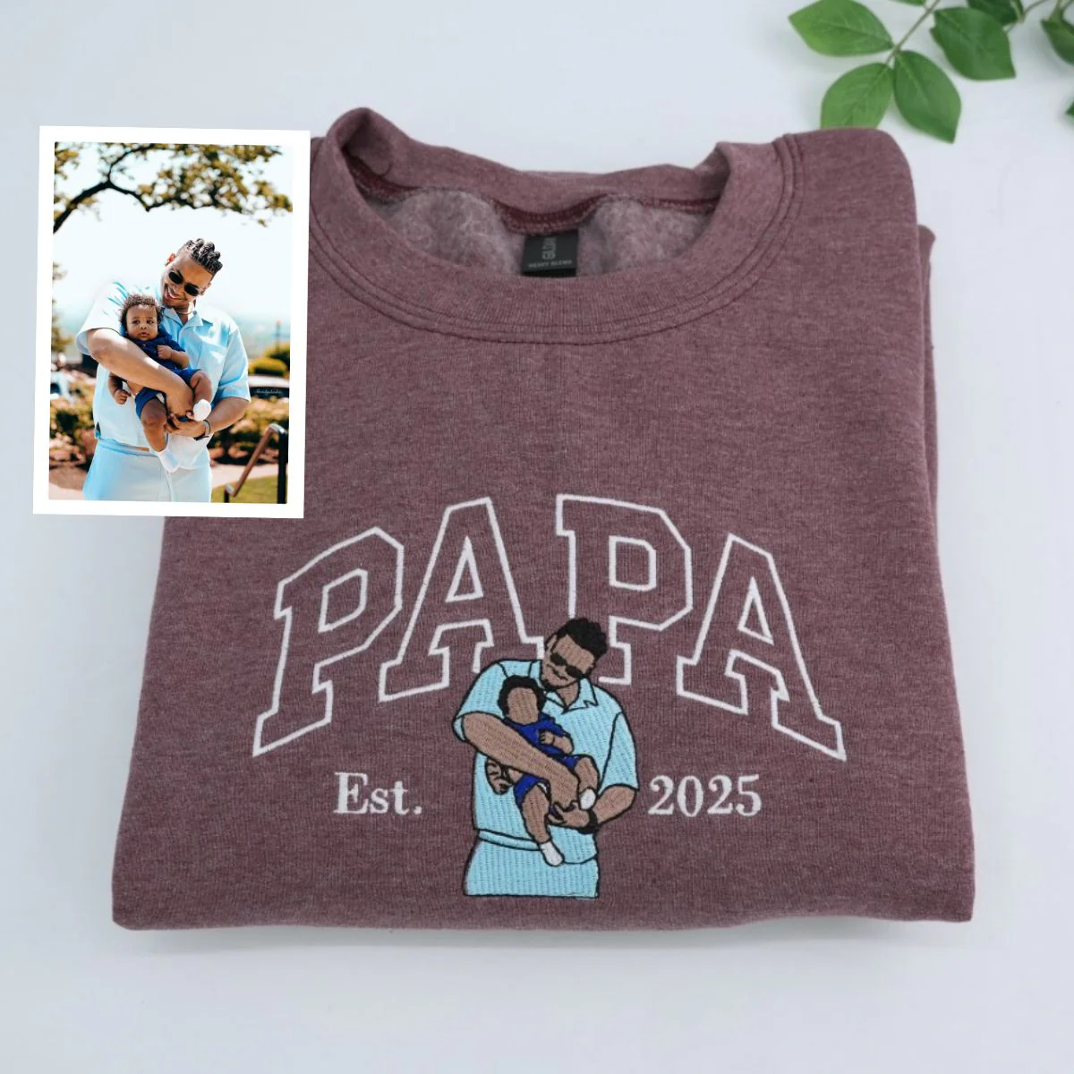 Custom Papi Hoodies - Latino Father Embroidered Sweatshirts - Perfect Father's Day Gift - Image 3