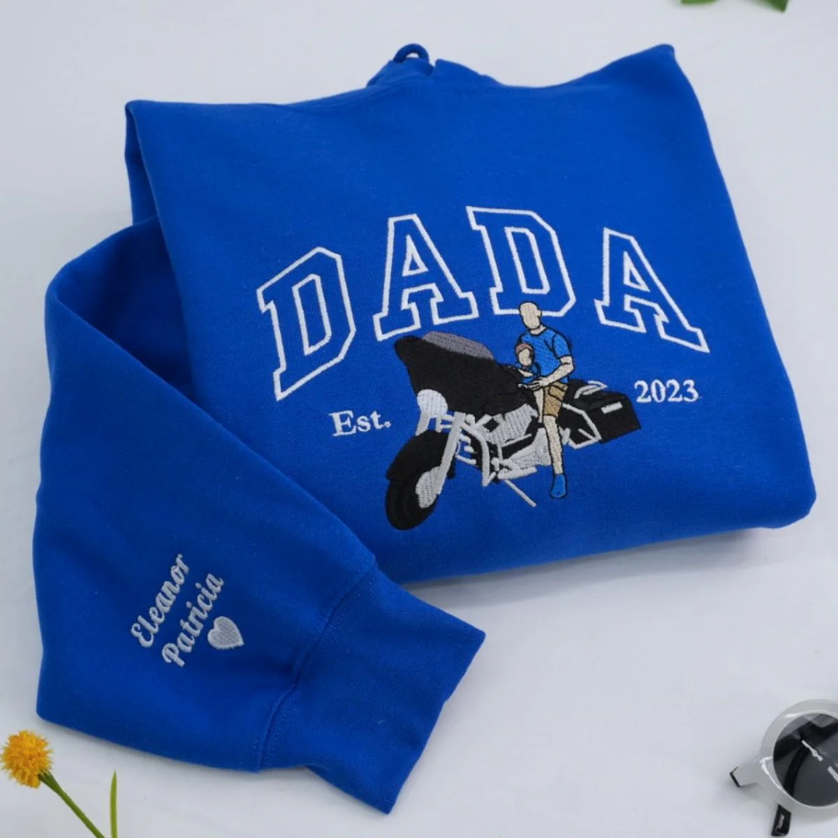 Custom Papi Hoodies - Latino Father Embroidered Sweatshirts - Perfect Father's Day Gift - Image 7