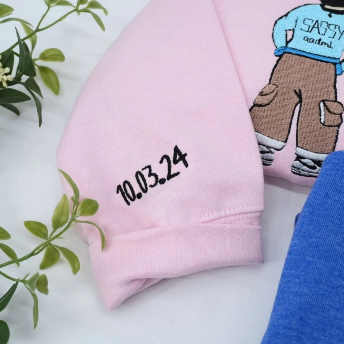 Custom Picture Couple Sweatshirts - Personalized Photo Portrait Matching Apparel - Perfect Couples Gift - Image 3