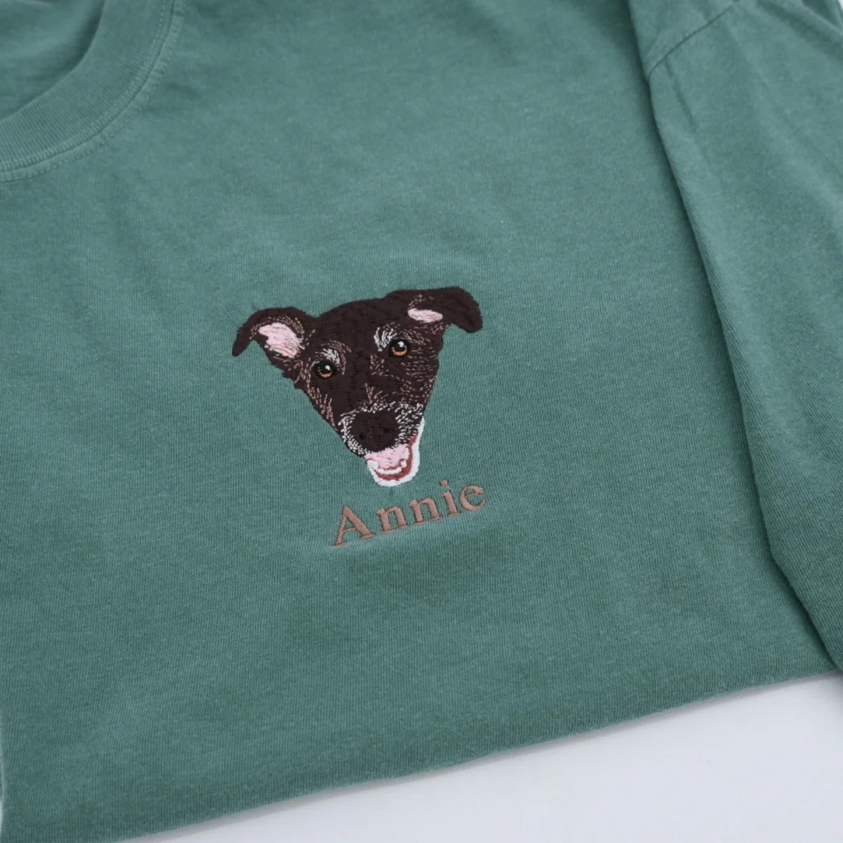 Custom Pug Portrait T-Shirts - Personalized Dog Breed Embroidered Shirts - Pug Lover Gift with Custom Name - Premium Pet Breed Apparel - Image 6