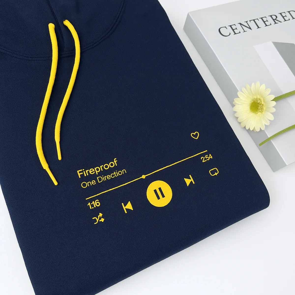 Custom Song Hoodies - Personalized Music Player Embroidered Sweatshirts - Perfect Music Lover Gift - Image 6
