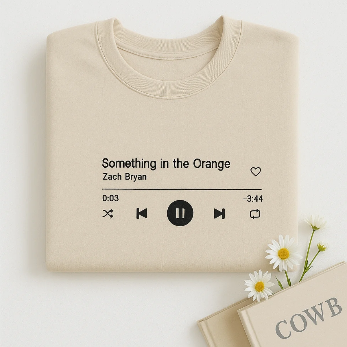 Custom Song Sweatshirts - Personalized Music Player Embroidered - Your Favorite Song Gift - Image 6