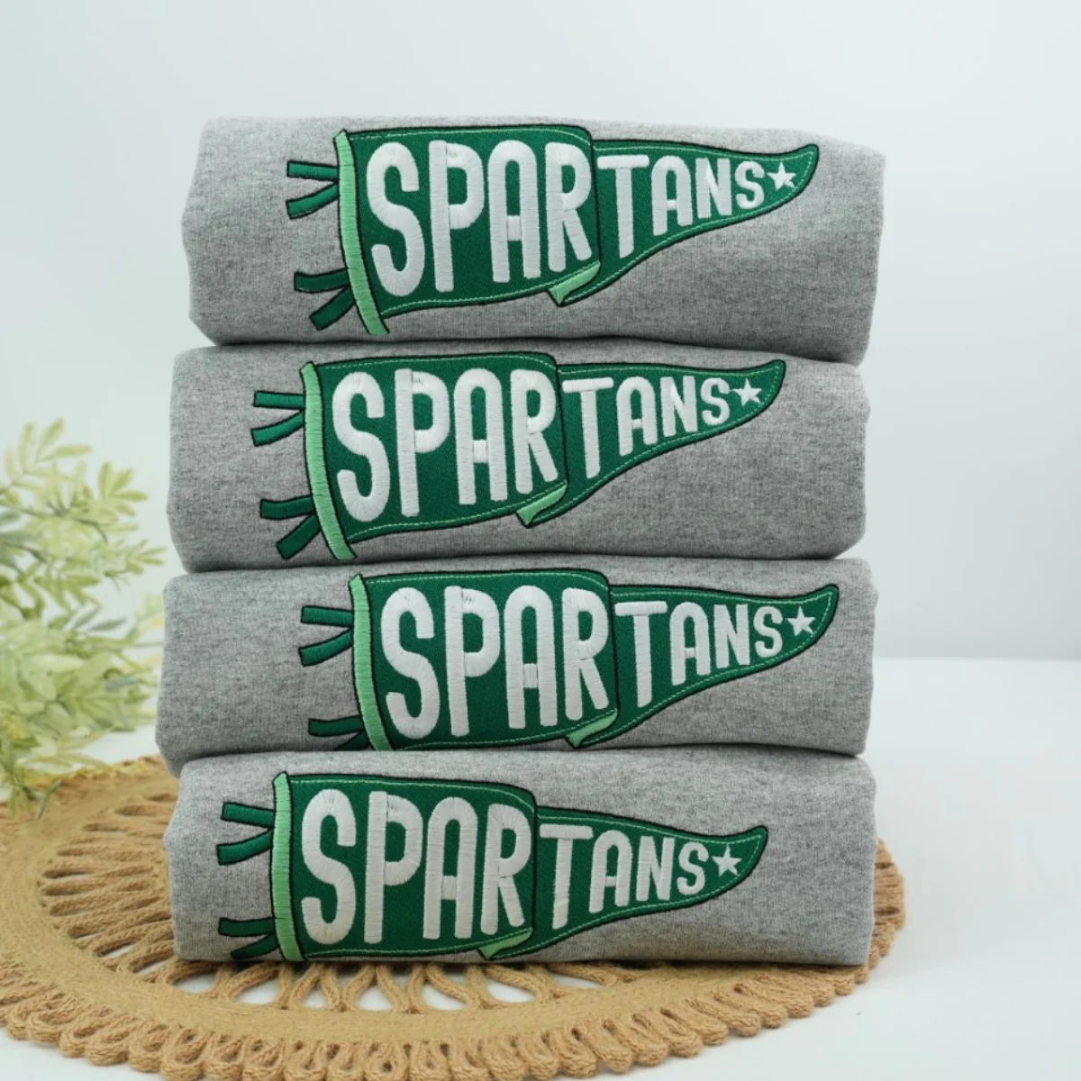 Custom Team Spirit Sweatshirts - School Mascot Pennant Embroidered Shirts - Team Pride Gift - Image 6