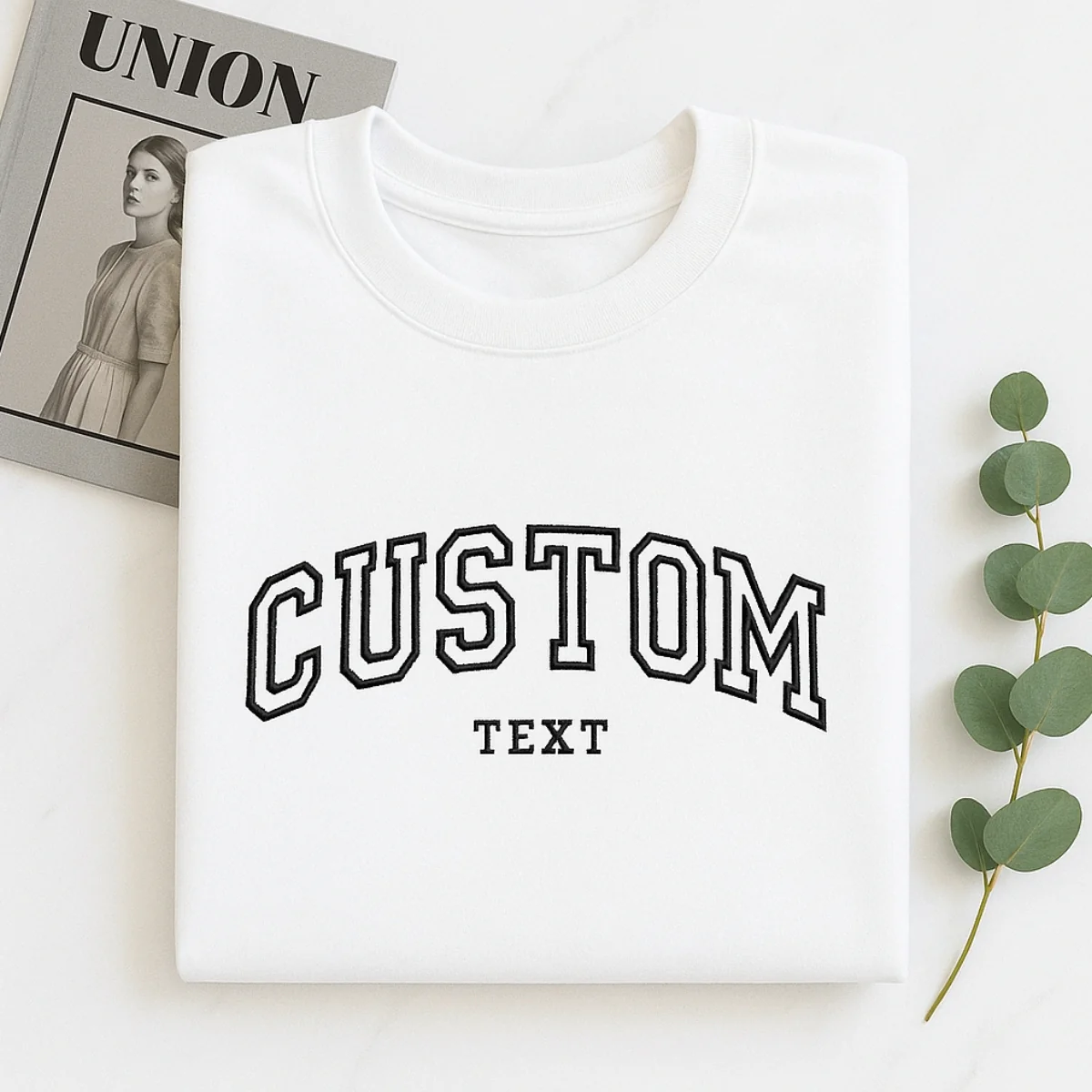 Custom Text Hoodies - Personalized Embroidered Sweatshirts - Perfect Custom Gift for Any Occasion - Image 3