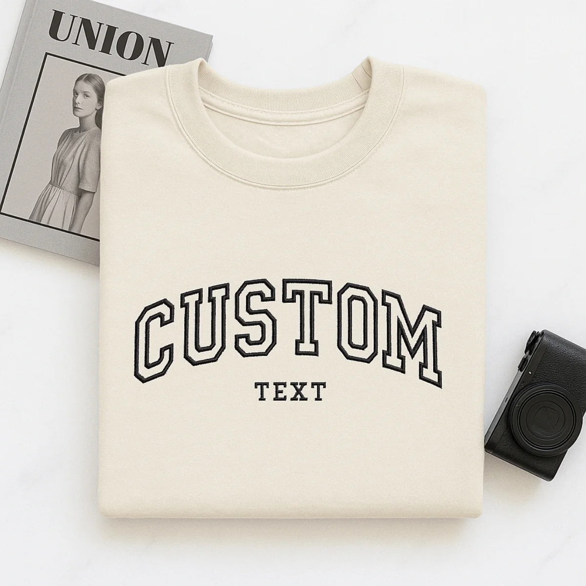 Custom Text Hoodies - Personalized Embroidered Sweatshirts - Perfect Custom Gift for Any Occasion - Image 5