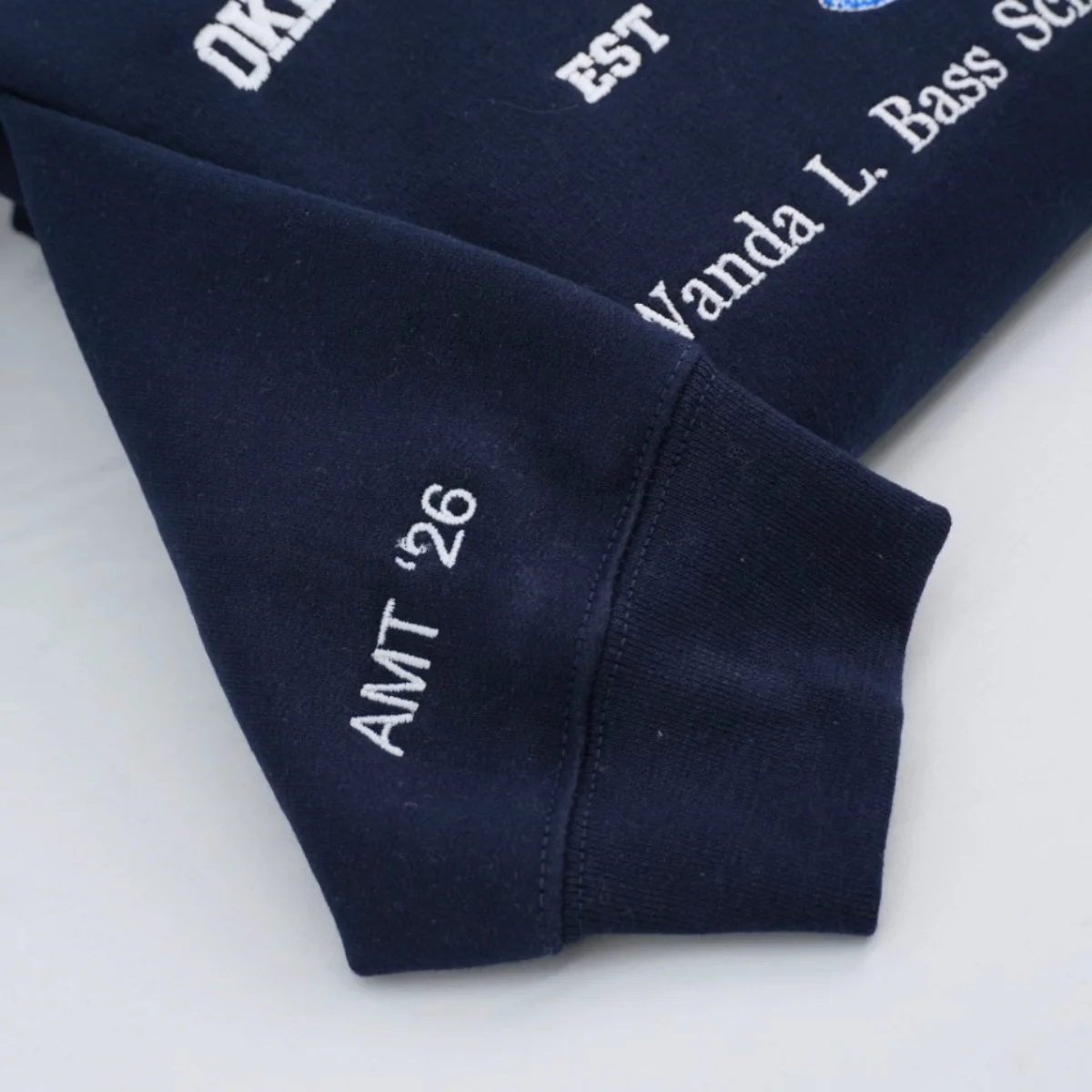 Custom University Logo Hoodies - College School Embroidered Sweatshirts - Perfect Student Gift - Image 6