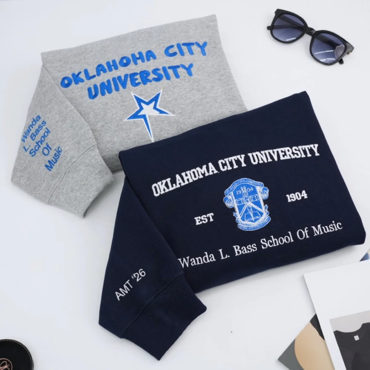 Custom University Logo Hoodies - College School Embroidered Sweatshirts - Perfect Student Gift - Image 7