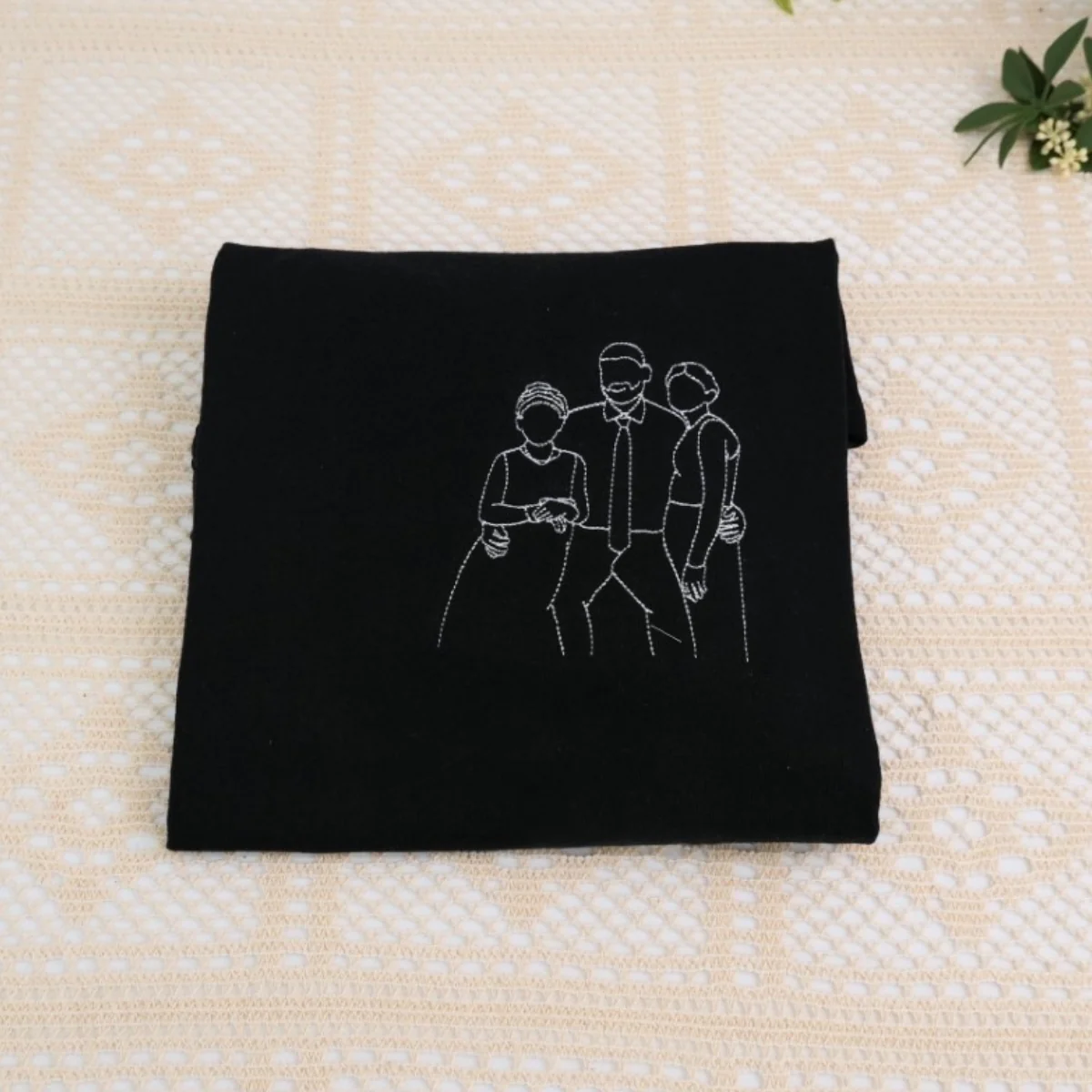 Dad Baby Custom T-Shirt - Father Child Embroidered Shirt - Perfect New Dad Gift - Image 5