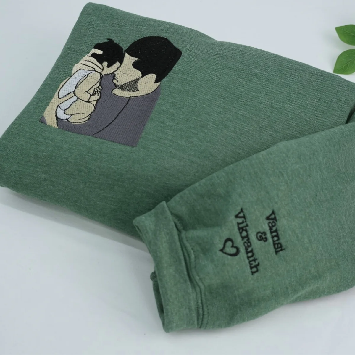 Dad Established Custom Hoodies - Father Baby Embroidered Sweatshirts With Est Year - Perfect New Dad Father's Day Gift - Image 4