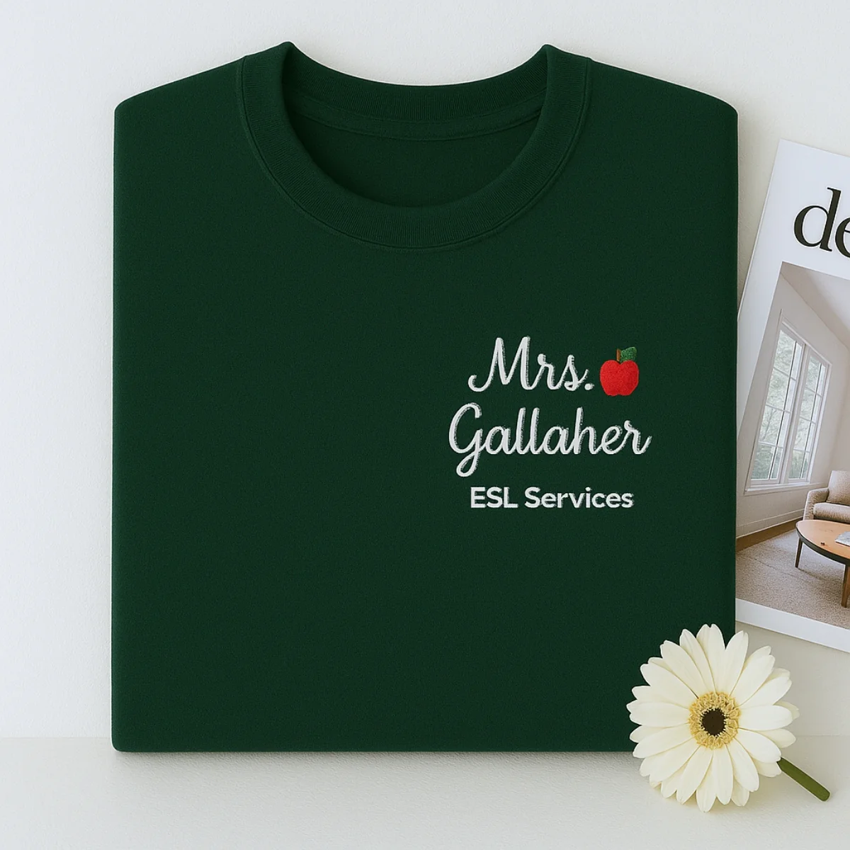 Teacher Custom Hoodies - Personalized Mrs Special Services Embroidered Sweatshirts - Perfect Teacher Gift - Image 6