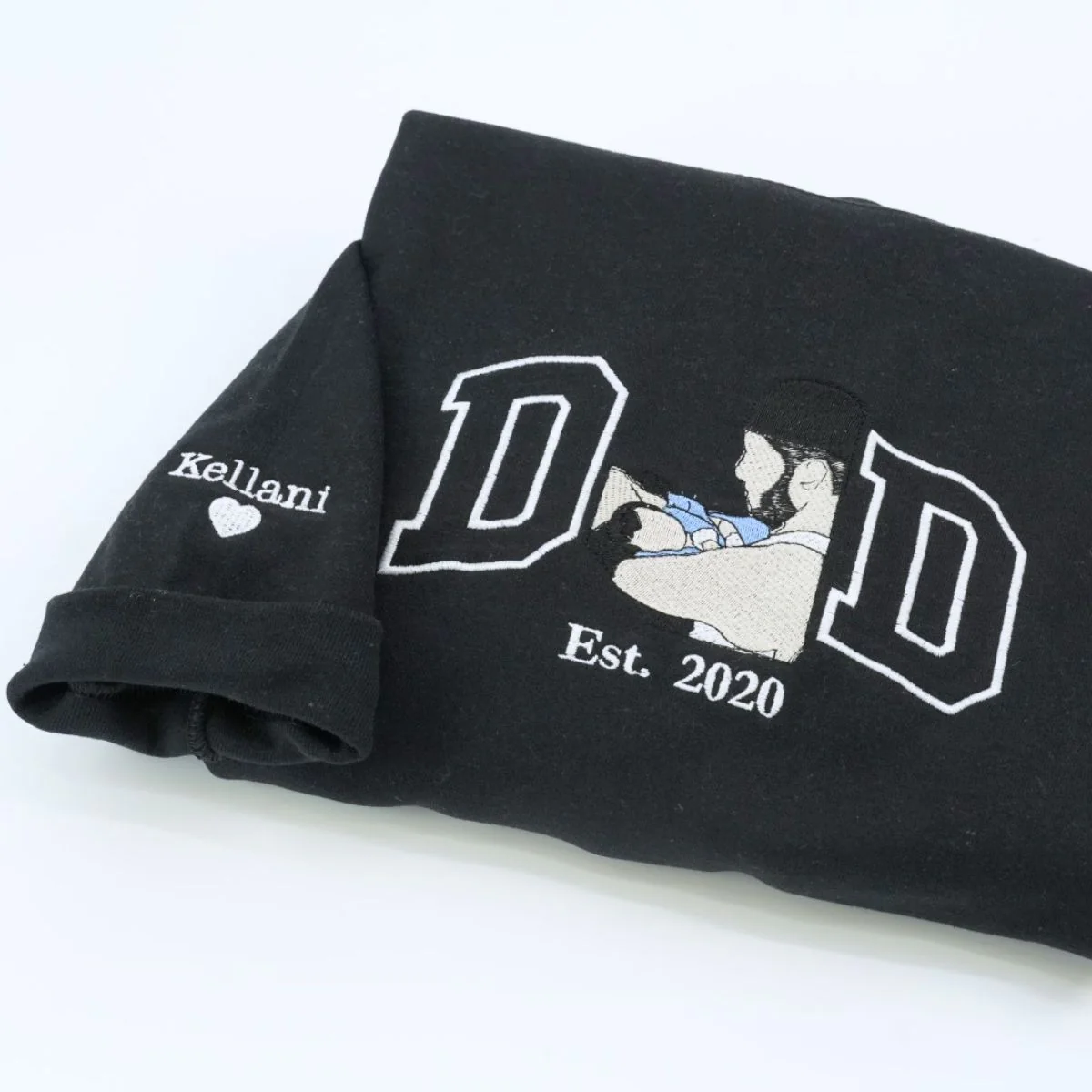 Established Dad Custom Hoodies - Father Embroidered Sweatshirts - Perfect Father's Day Gift - Image 9