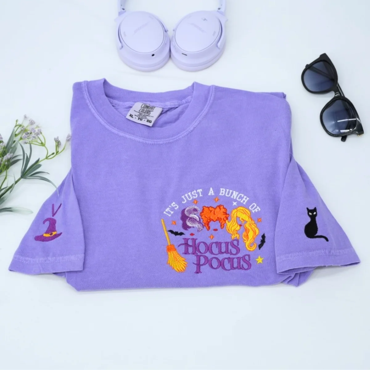 Hocus Pocus Halloween Sweatshirts - Custom Embroidered Fall Apparel - Perfect Halloween Gift - Image 5