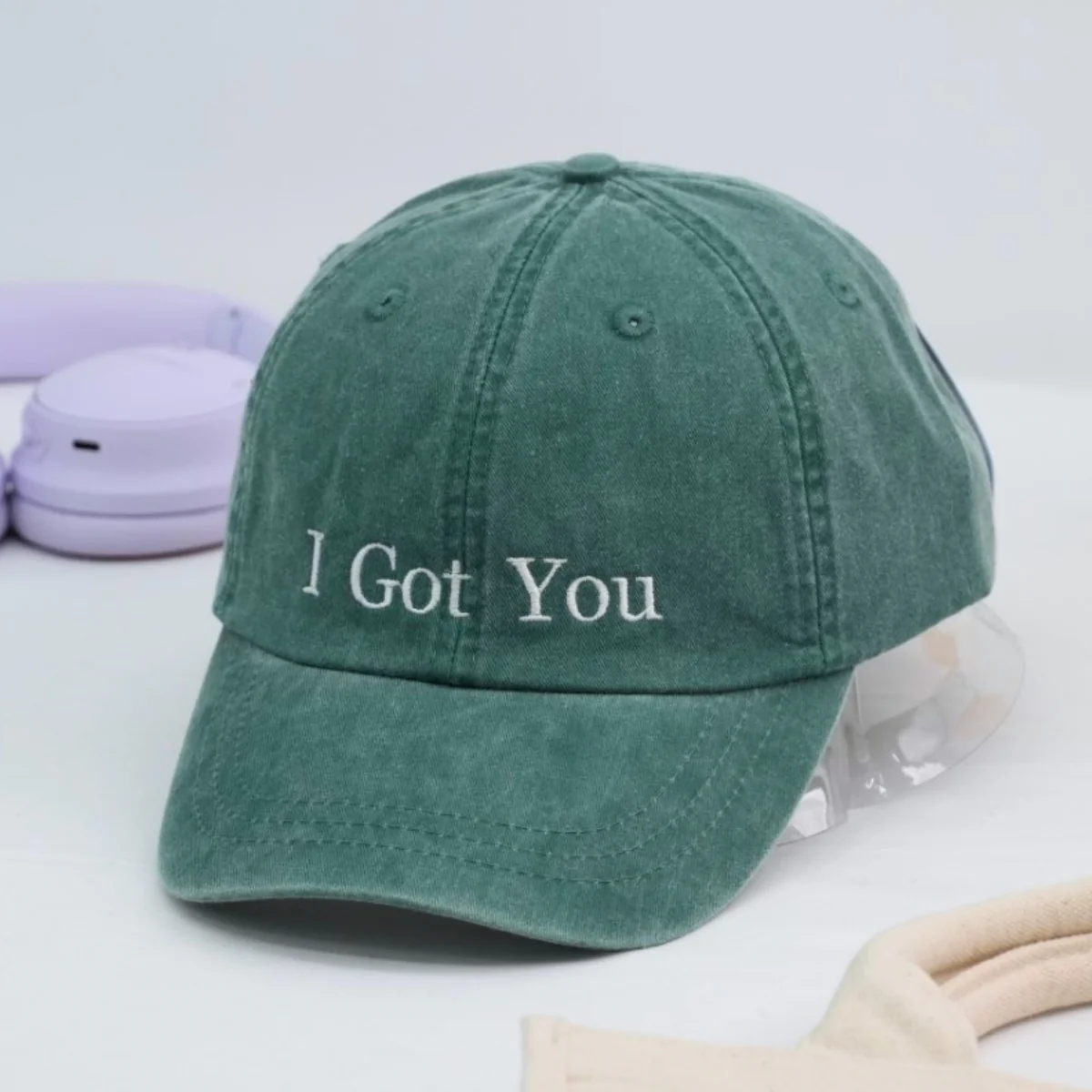 I Got You Custom Embroidered Hats - Supportive Message Caps - Perfect Encouragement Gift - Image 3