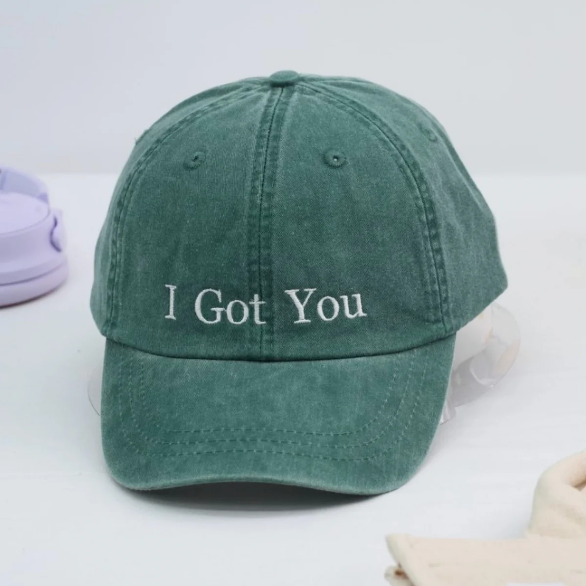 I Got You Custom Embroidered Hats - Supportive Message Caps - Perfect Encouragement Gift - Image 5