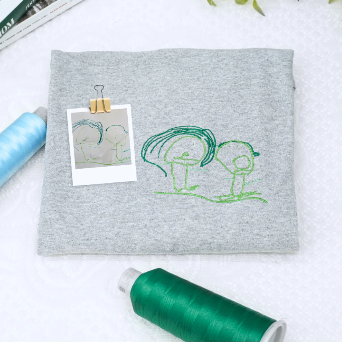 I Love You Daddy Embroidered Sweatshirts - Custom Child Handwriting Hoodies - Perfect Father's Day Gift - Image 4