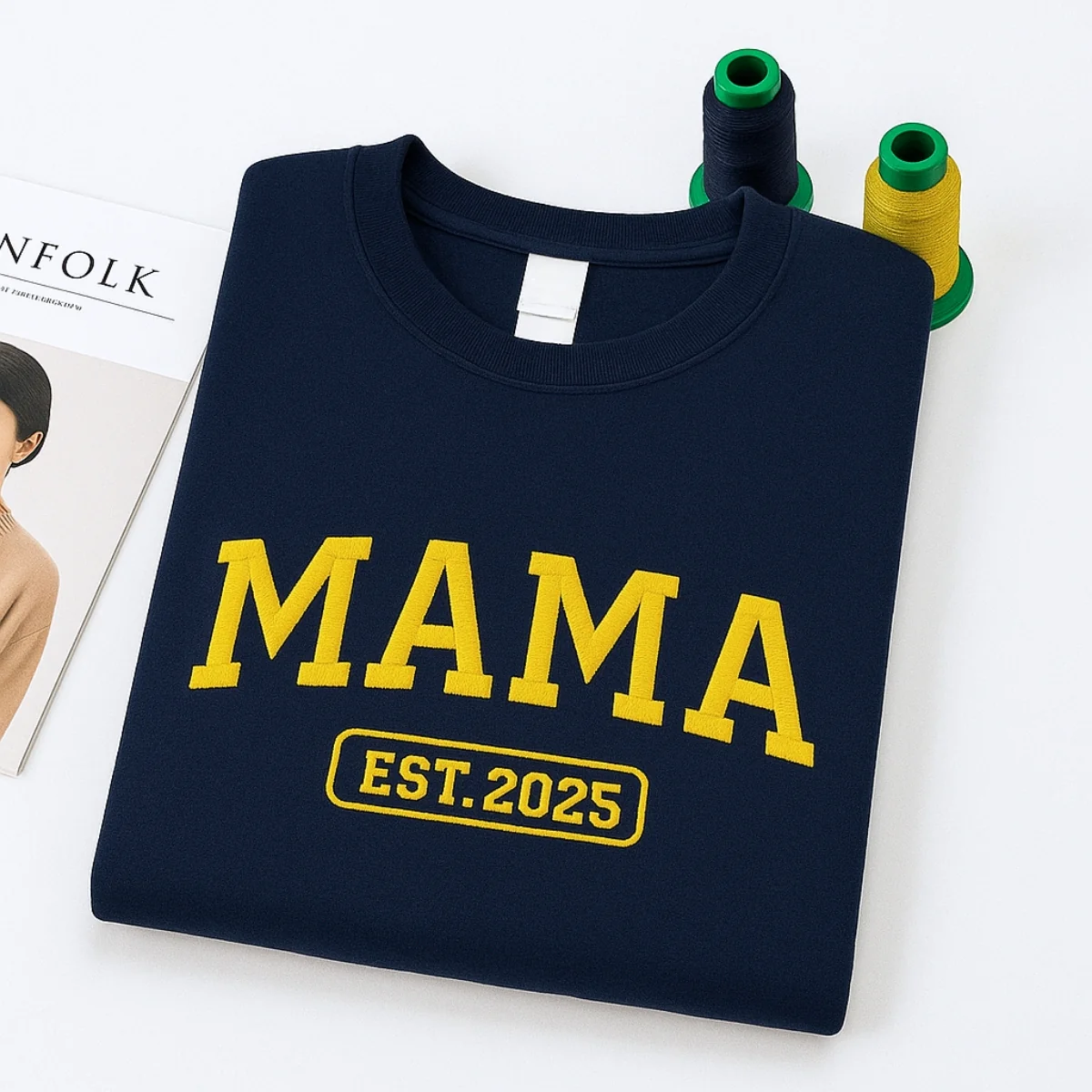 Mama EST Custom Year Sweatshirts - Personalized Established Mama Hoodies - Perfect Mom Gift - Image 5