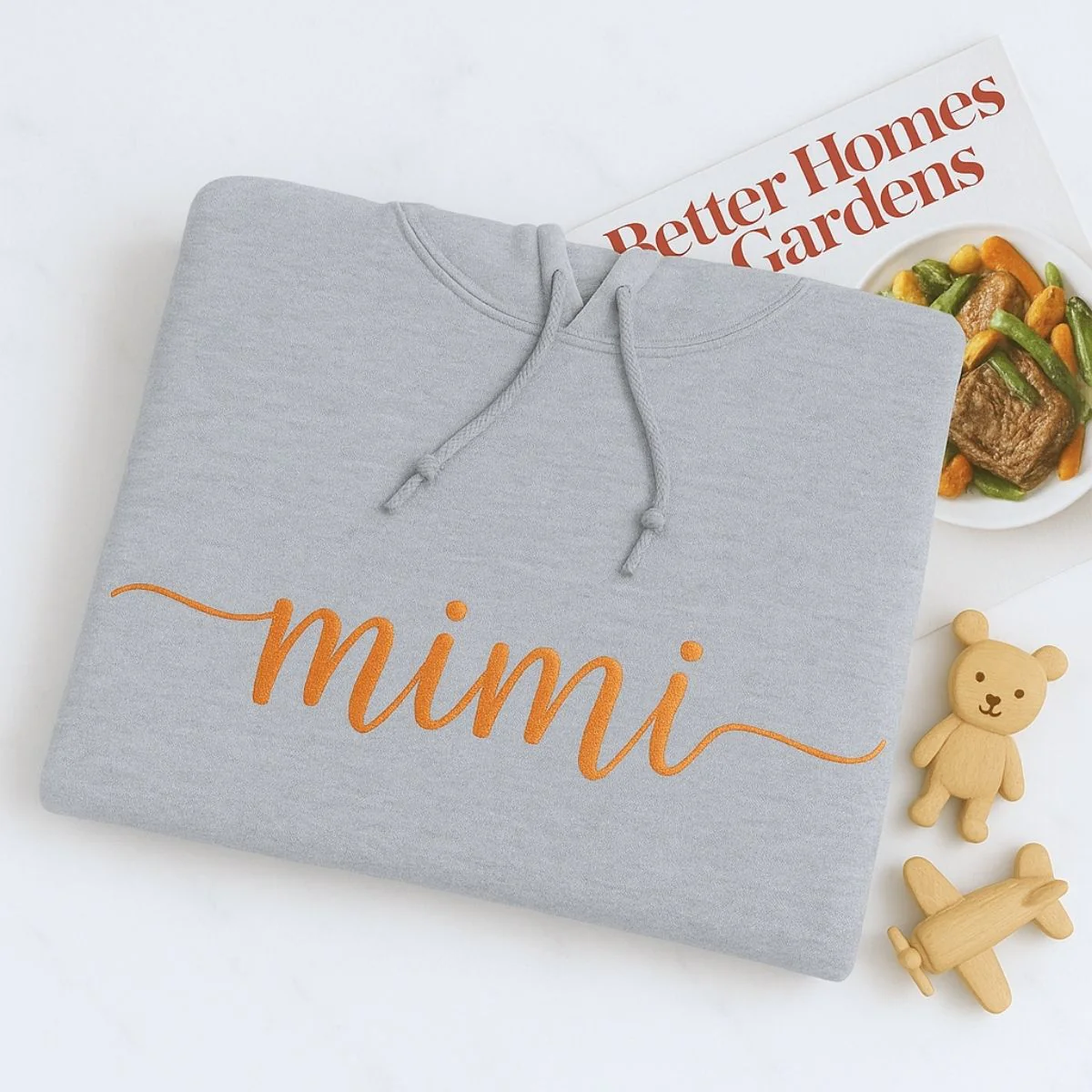 Mimi Custom Hoodie - Grandmother Embroidered Sweatshirt - Perfect Mother's Day Grandma Gift - Image 7