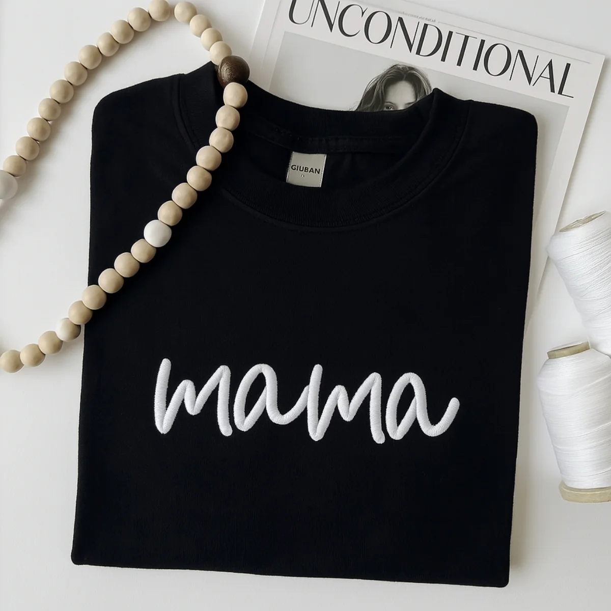 Mom Custom Sweatshirts - Mama Embroidered Hoodies - Perfect Mother's Day Gift - Image 3