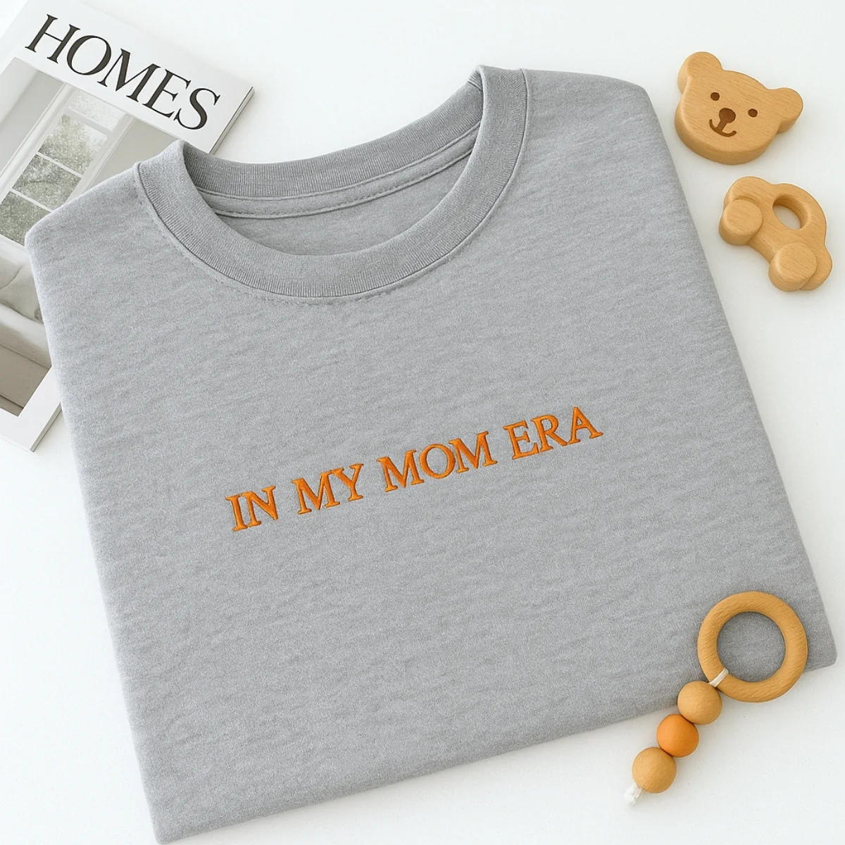 Mom Era Custom Sweater - In My Mom Era Embroidered Pullover - Trendy Mother's Day Gift - Image 3
