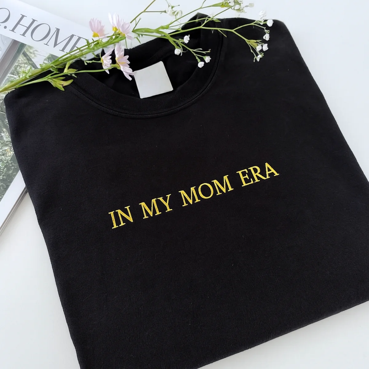 Mom Era Custom Sweater - In My Mom Era Embroidered Pullover - Trendy Mother's Day Gift - Image 4