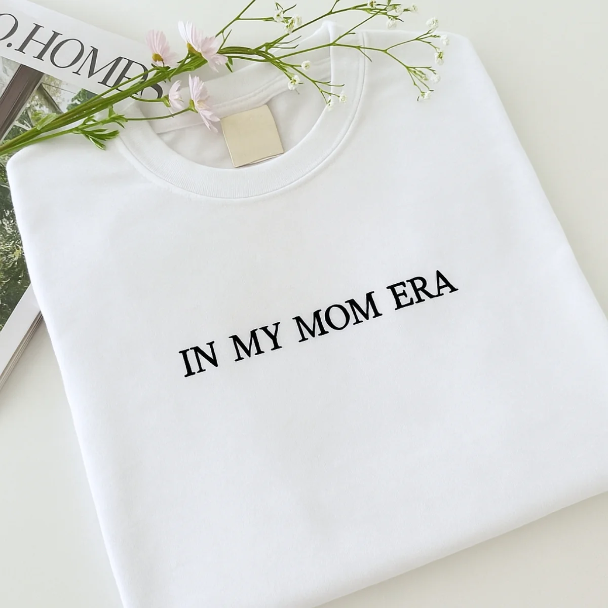 Mom Era Custom Sweater - In My Mom Era Embroidered Pullover - Trendy Mother's Day Gift - Image 6