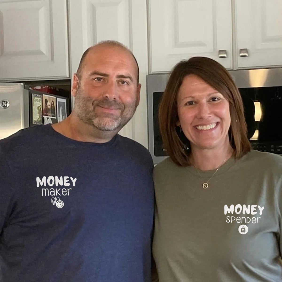 Personalized Money Maker Embroidered Matching Relationship Hoodies - Image 3