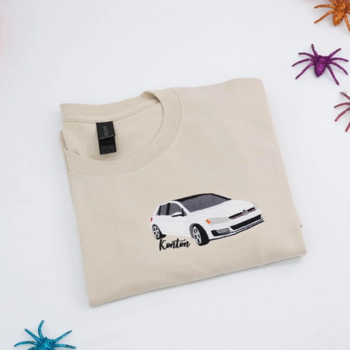 Personalized Car Custom T-Shirts - Auto Enthusiast Embroidered Apparel - Perfect Car Lover Gift - Image 3