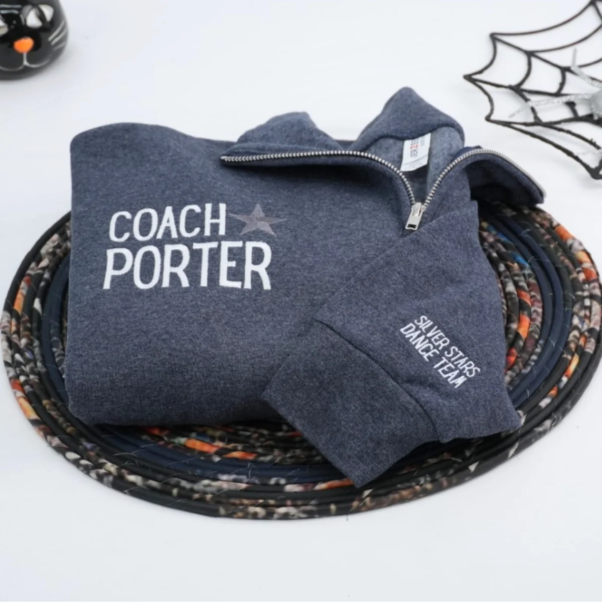 Personalized Coach Quarter Zip Hoodies - Custom Coaching Embroidered Apparel - Perfect Coach Gift - Image 6