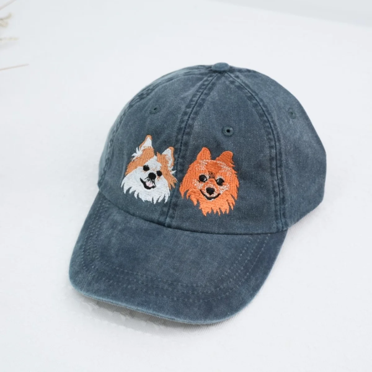 Personalized Dog Face Embroidered Cap - Custom Pet Portrait Name Accessory - Dog Parent Lover Gift - Image 2