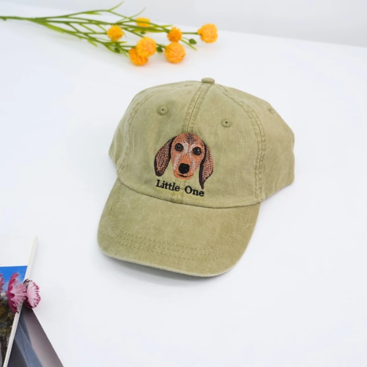 Personalized Dog Photo Embroidered Cap - Custom Pet Portrait Name Accessory - Dog Parent Lover Gift - Image 5