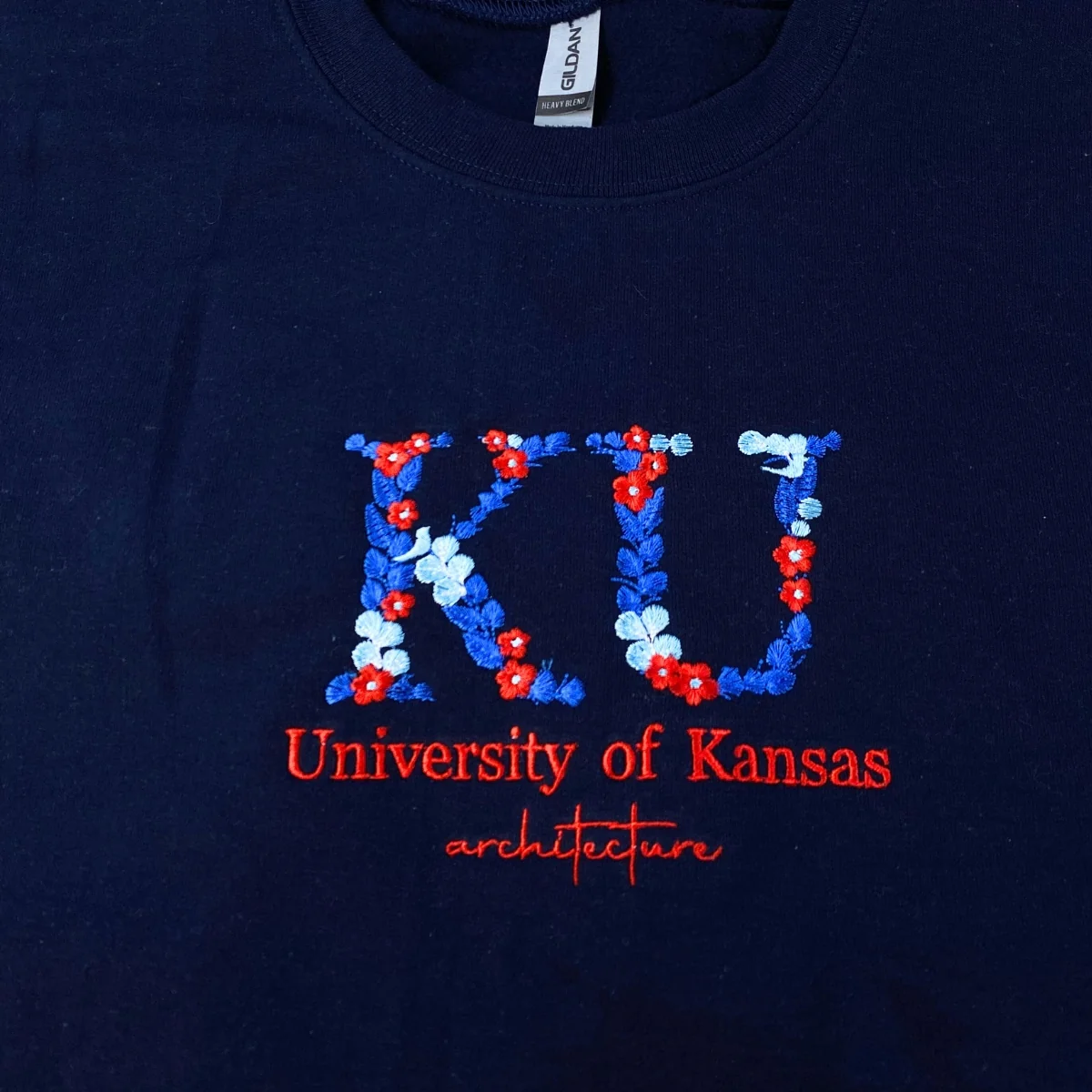 Personalized Botanical University Hoodies - Custom Floral Name Embroidered College Sweatshirts - Image 8